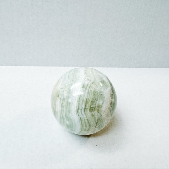 Pistachio Calcite Sphere - Picture 1 of 4